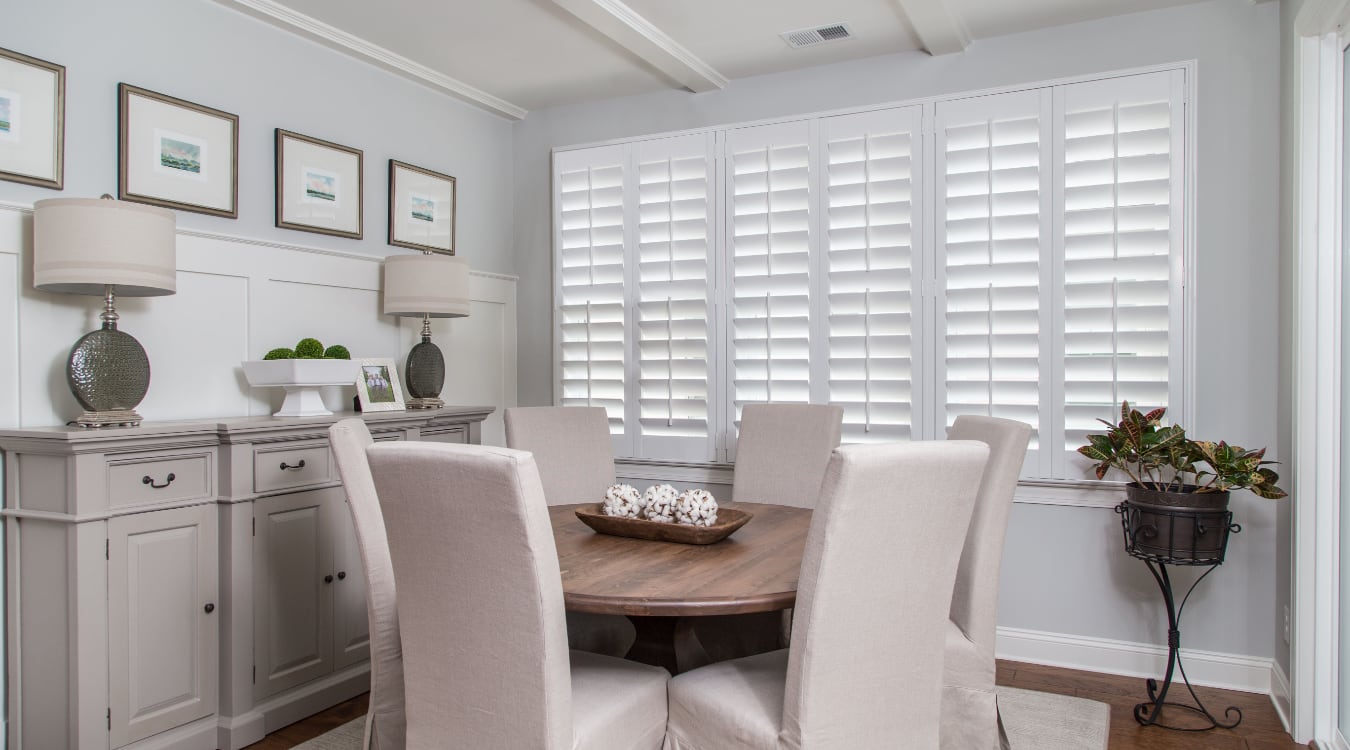 shutters in Denver living room